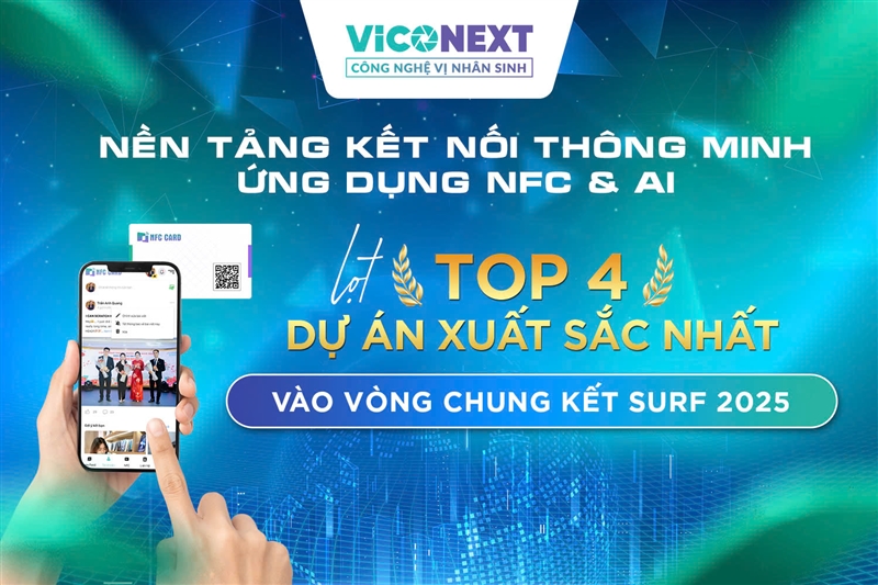 VicoNext – Nền tảng NFC & AI vào Top 4 chung kết SURF 2025