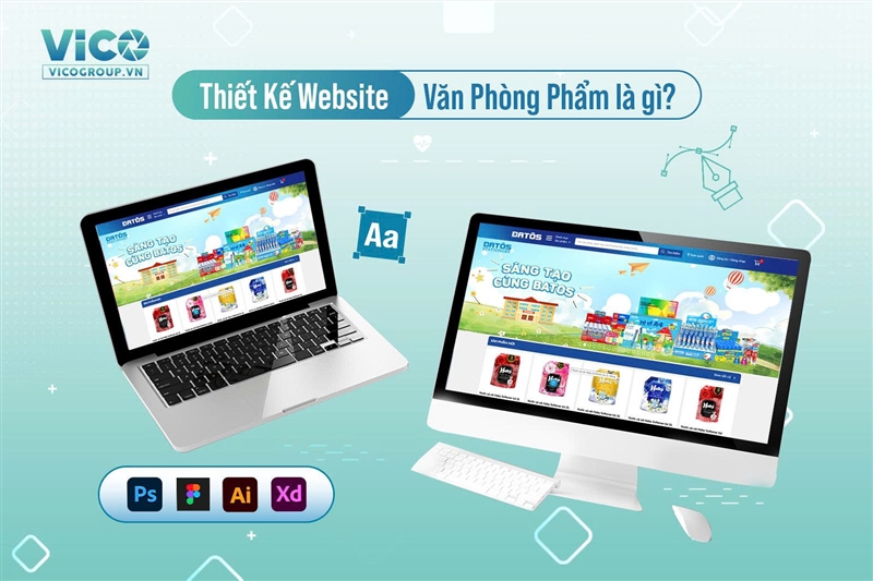 Thiết kế website văn phòng phẩm
